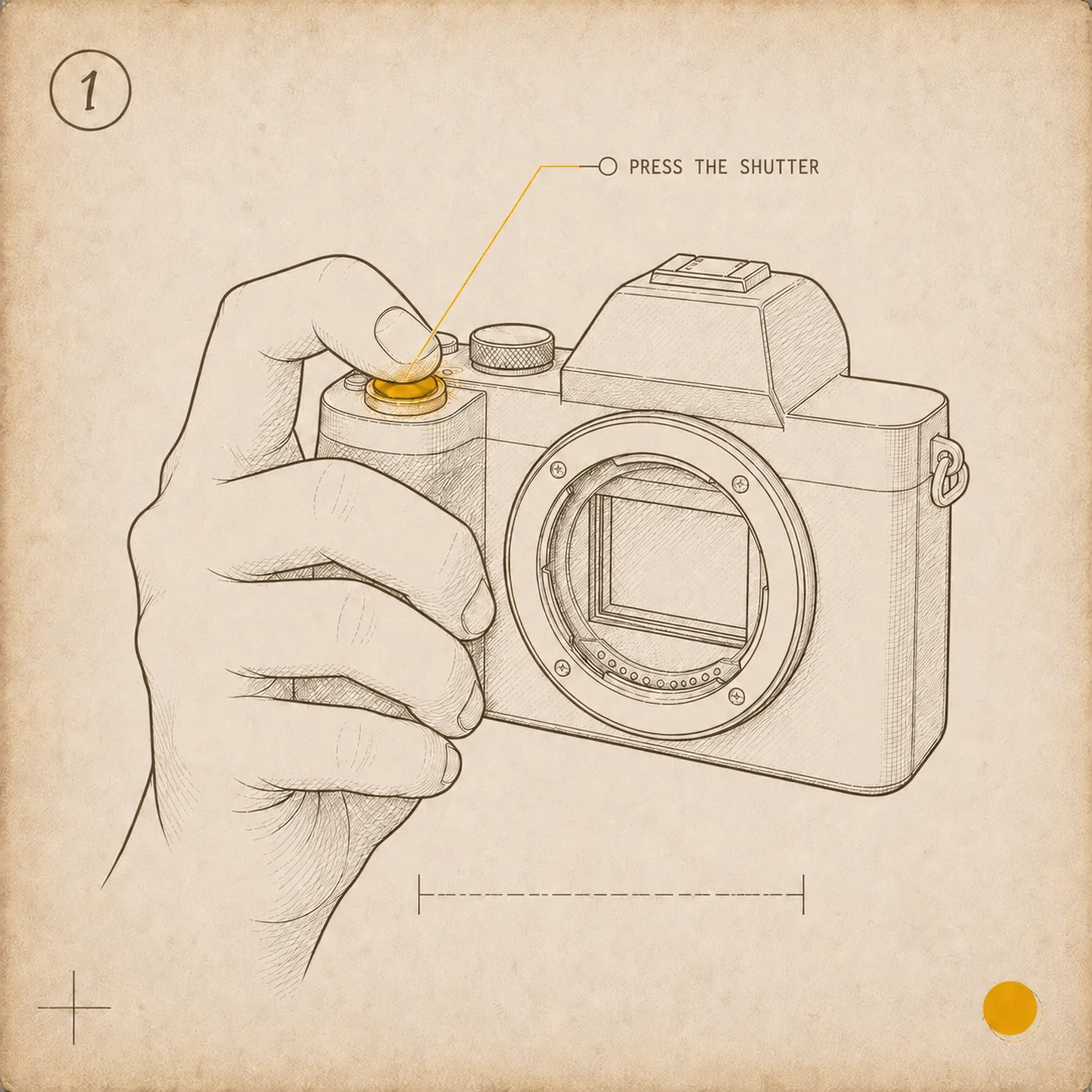 Take any photo on your Sony — lens cap on or out of focus is fine. You just need one shutter fire.